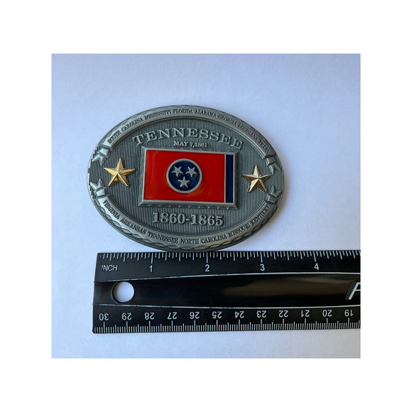Tennessee State Belt Buckle - Picture 2 of 7